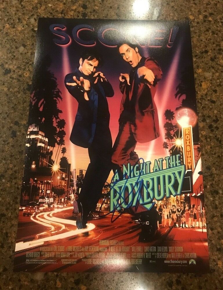 * CHRIS KATTAN * autographed signed 12x18 poster * A NIGHT AT THE ROXBURY * 1