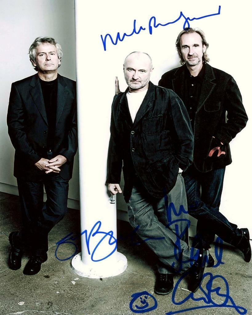 Genesis SIGNED AUTOGRAPHED 10 X 8