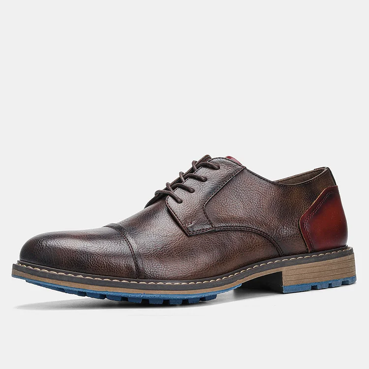 2022 Business Casual Shoes Male European And American Summer Retro Trend Foreign Trade Large Size Cross-border Shoes Men
