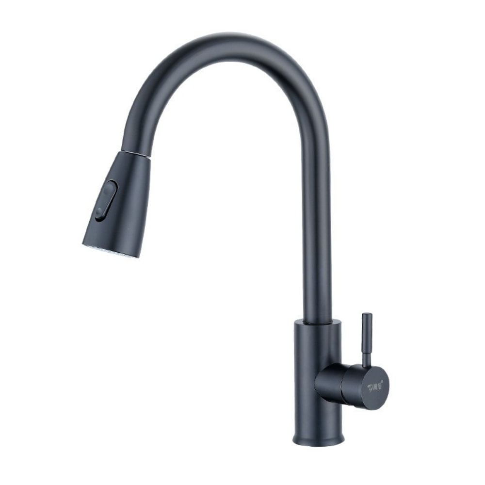 Kitchen Pull-Out Telescopic Cold And Hot Random Pulling Faucet Sink Dishwasher Basin Mixing Valve