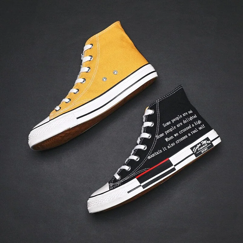 Designer Canvas Snekers Boys School Shoes Fashion High Top Men Canvas Shoes Unisex Sneakers 2020 New Man Sneakers 896
