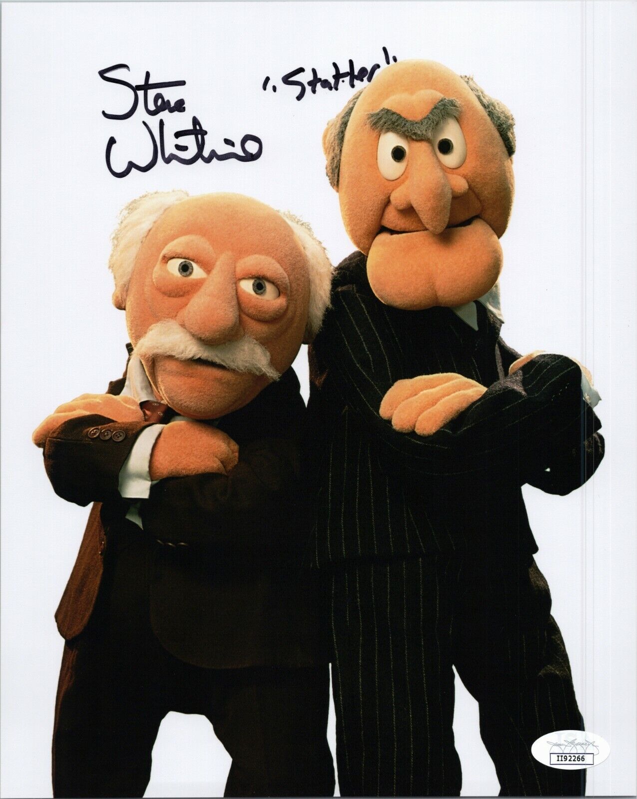 STEVE WHITMIRE Authentic Hand-Signed MUPPETS ~ Statler