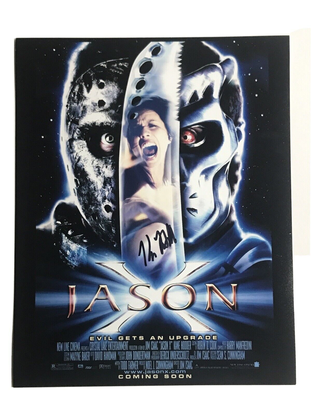 Kane Hodder Autographed Photo Poster painting 8x10 Friday The 13th