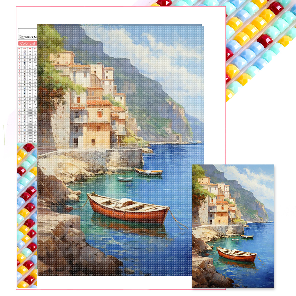 West Coast 40*60cm(picture) full square drill diamond painting