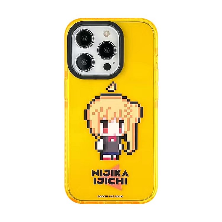 Bocchi The Rock Ijichi Nijika Pixel Style IPhone Case weebmemes