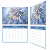 Beauty 2027 DIY Diamond Painting Calendar for Adults Wall Ornaments Diamonds Arts Dates 11.81x9.45 Inch Gem Painting Art Walls Date for Home Business Office Planning Decor