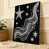 (30x40cm)Starry DIY Pearl Painting Framed Grape Handmade Pearl Material Art Kit Living Room Decor