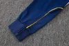 Joyfball 2025/2026 Real Madrid Long Zipped Jacket Retro Version Royal Blue Soccer Jersey 1:1 Thai Quality 