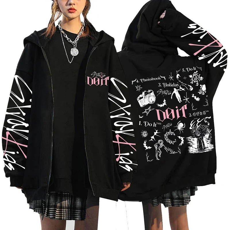 Stray Kids World Tour Dominate: celebrATE Zip Up Hoodie