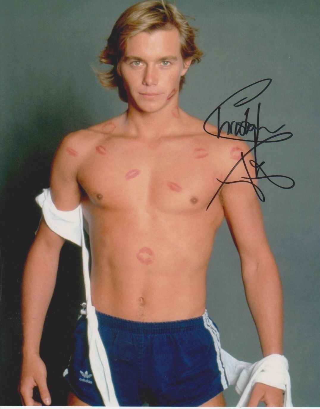 Christopher Atkins Signed Photo Poster painting - Star of The Blue Lagoon / DALLAS - SEXY!! G271