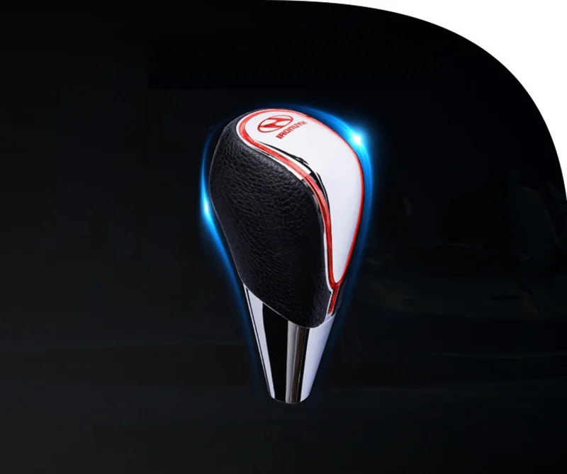 Car manual gear modification head (LED luminous leather feel)