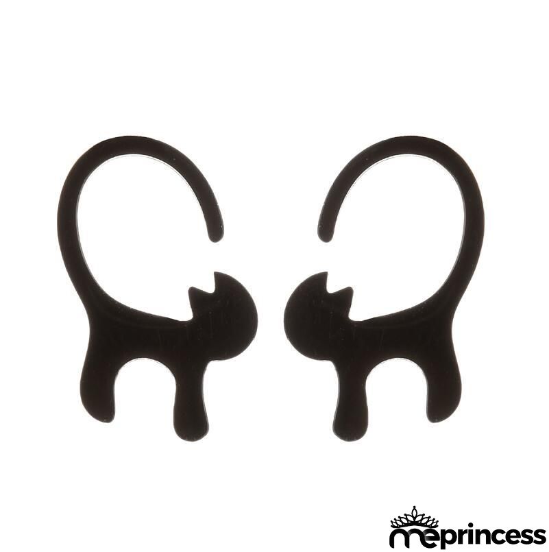 Women Fashion Hollow Eagle Owl Snake Dolphin Bee Giraffe Elephant Dog Cat Rabbit Fish Bird Penguim Stainless Steel Stud Earrings