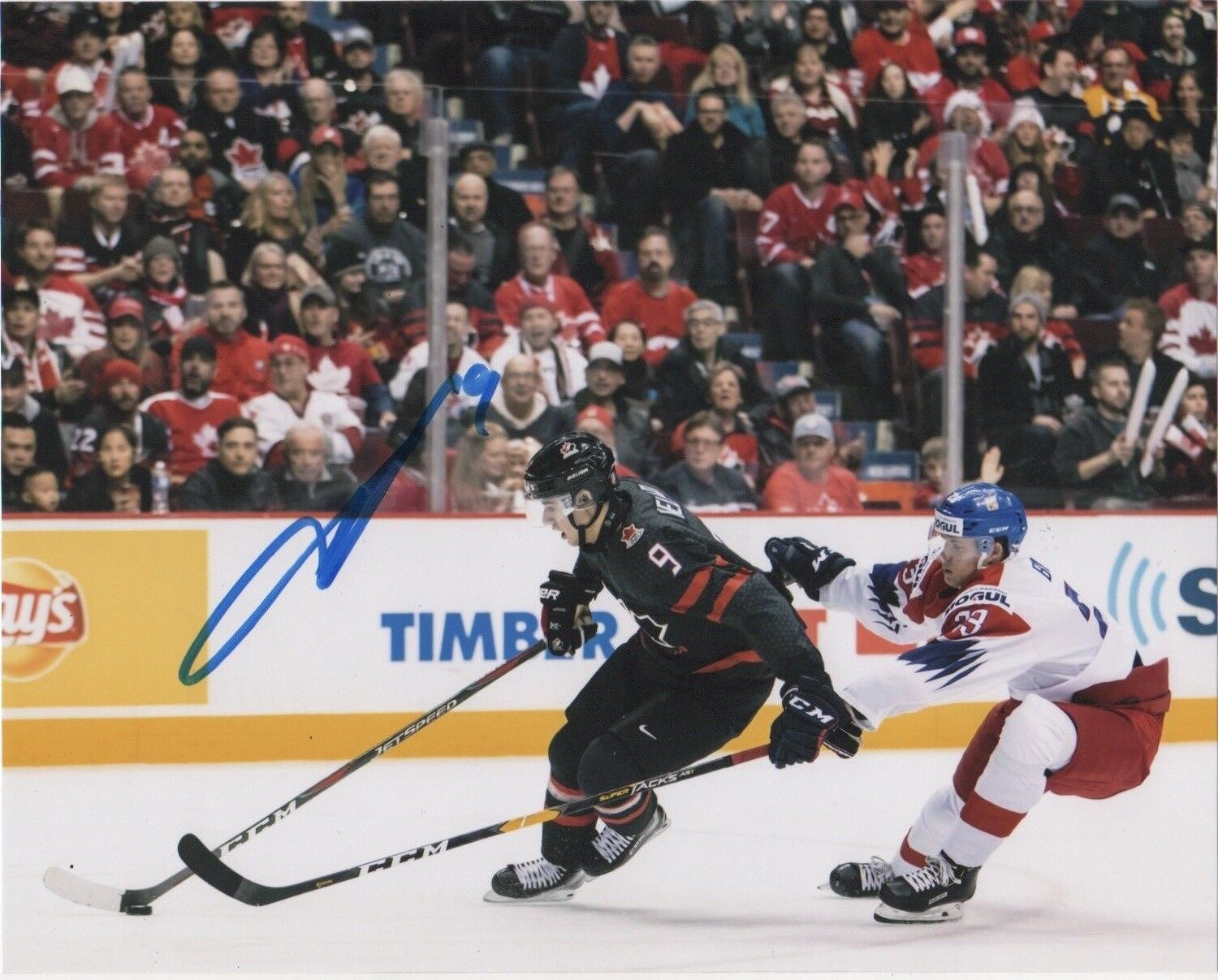 Team Canada Joe Veleno Autographed Signed 8x10 Photo Poster painting COA A