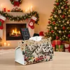 Snow Town DIY Pearl Diamond Painting PU Cover Tissue Holder Kit Pearl Art Painting Decoration for Home & Gifts