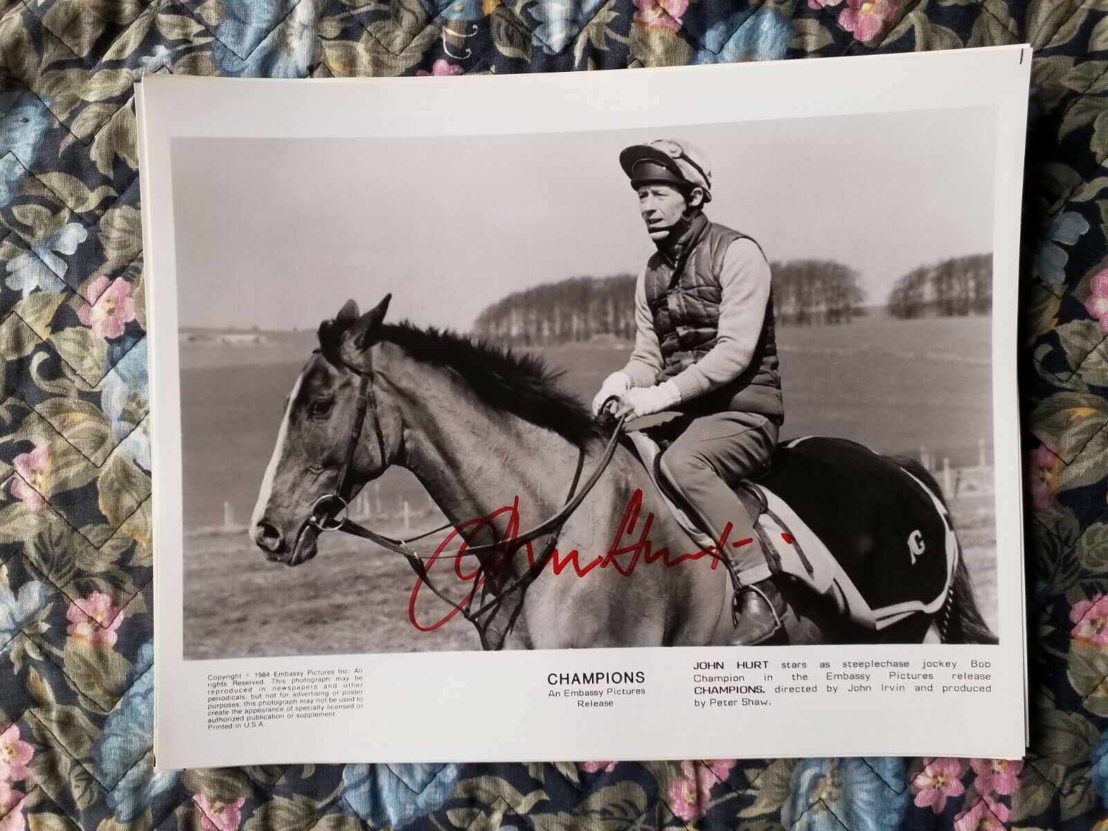 John Hurt Authentic Signed 8 x 10 Autographed Photo Poster painting - Alien - The Elephant Man