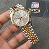 Rolex DateJust 41 m126333-0002 Two Tone Yellow gold on Jubilee with Silver Dial Super clone