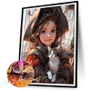 Diamond Painting -DIY Full Square Drill Little Girl（45x55cm）