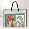 (US Only)Cross Stitch Art Portfolio Bag Large Capacity Board Holder Bag for Large Posters