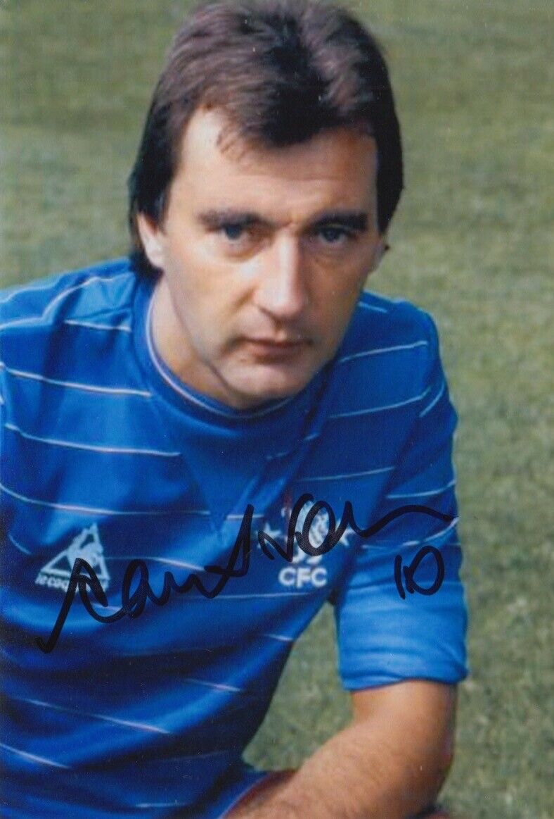 ALAN HUDSON HAND SIGNED 6X4 Photo Poster painting CHELSEA FOOTBALL AUTOGRAPH 2