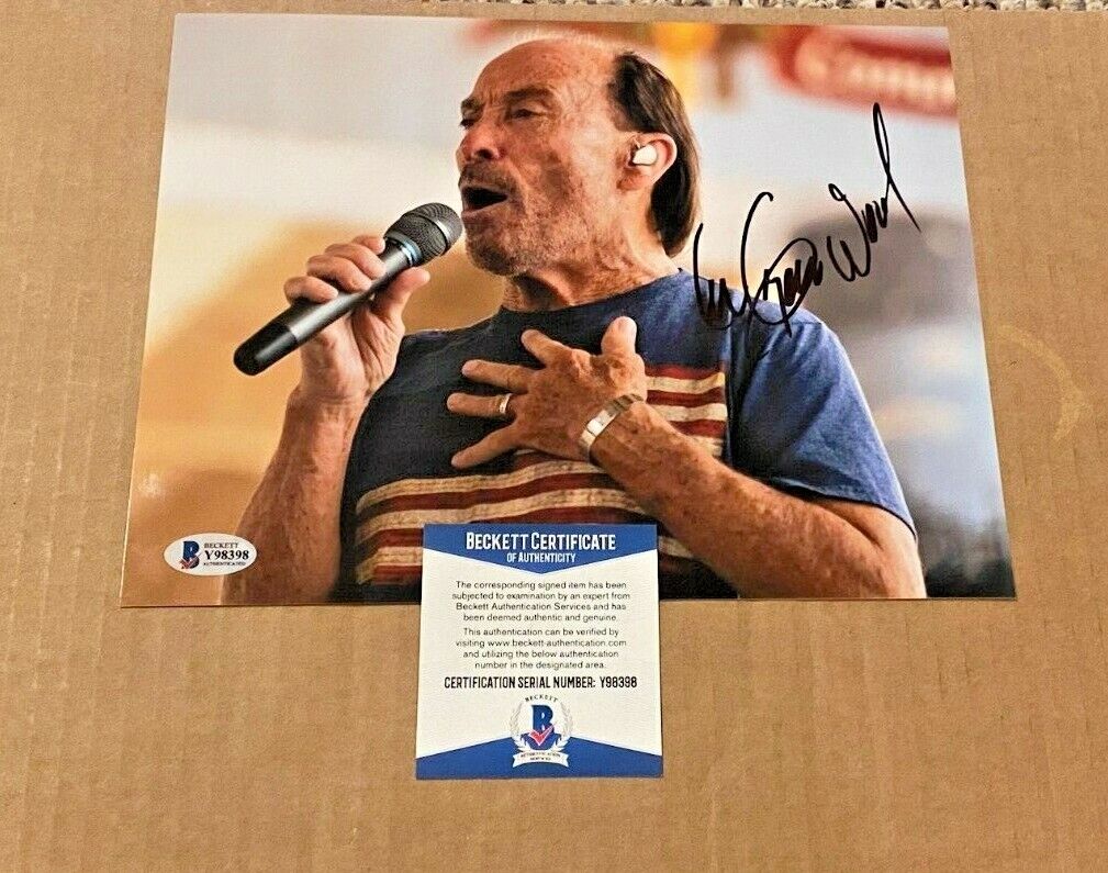 LEE GREENWOOD SIGNED COUNTRY MUSIC 8X10 Photo Poster painting BECKETT CERTIFIED #4