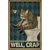 (Multi-Style) Animal Retro Poster Quotes - Cross Stitch（Poster Cross stitch）