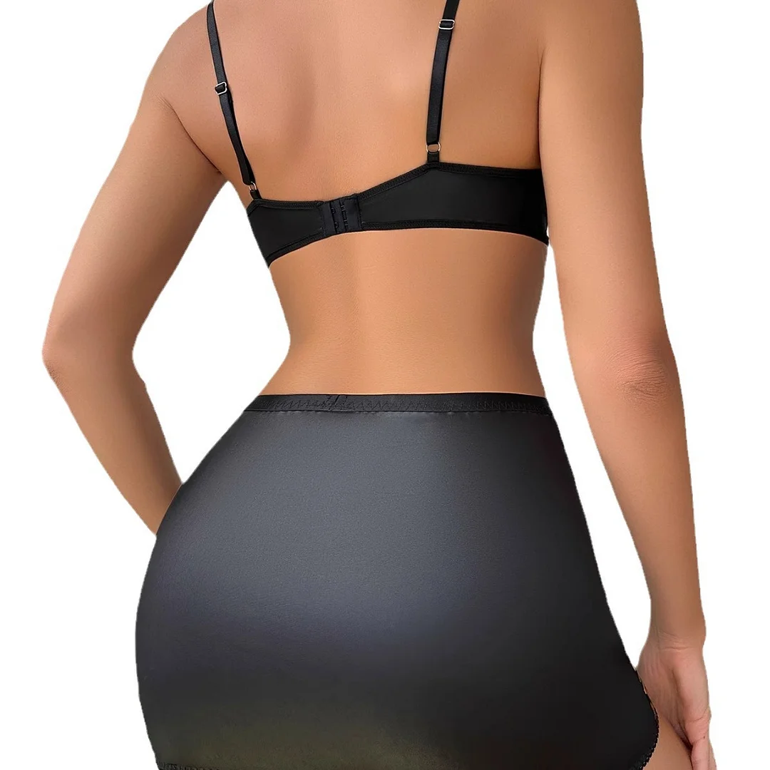 Churchf INS Hollow Night Club Hottie Sexy Leopard Ribbon Lingerie Lingerie Lingerie Girl