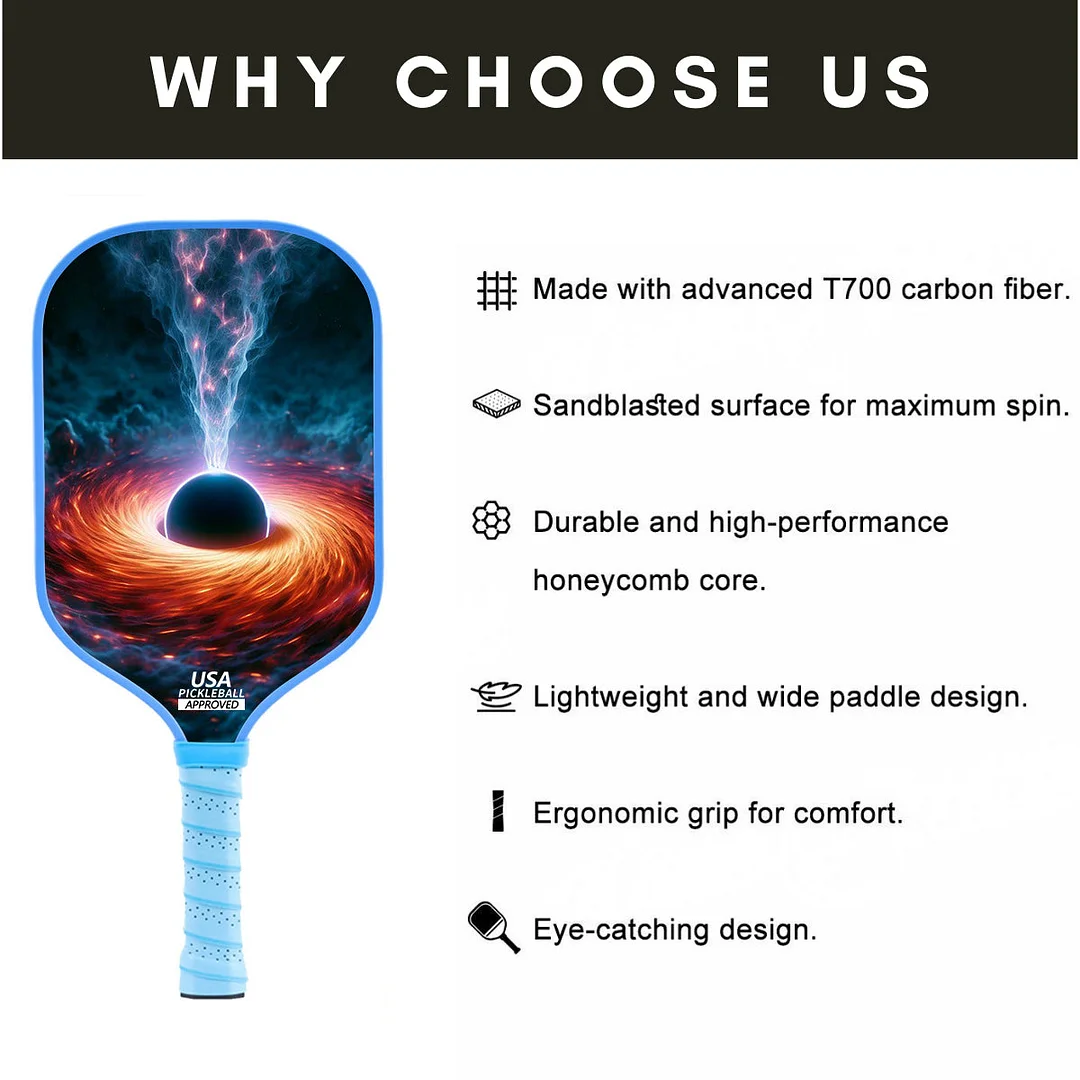 Original Paddle (16mm) T700 Sandblasted Carbon Fiber-Astro Ace