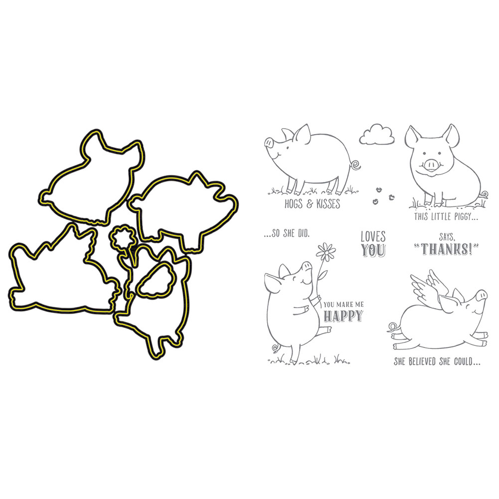 

Pig - Paper Craft Cutting Dies, 501 Original
