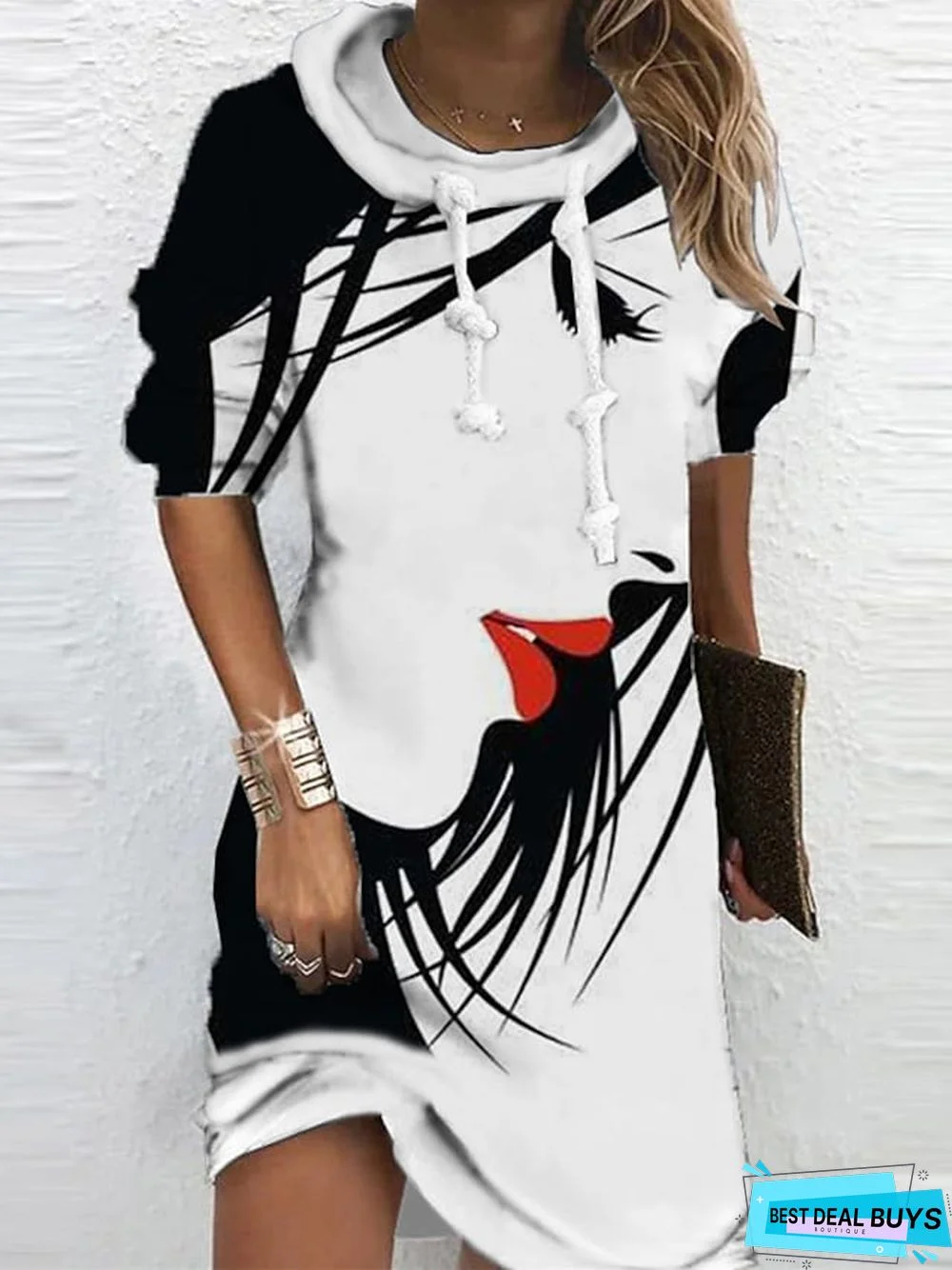 Women&lsquo;s Hoodie Dress Winter Dress Sweatshirt Dress Winter Dress  Green Blue Purple Long Sleeve Floral Print Winter Fall Hooded Vacation Casual Fall Dress 2022 S M L XL XXL 3XL