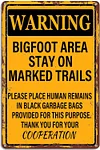 Warning - Vintage Metal Signs(12*16Inch) - Warning