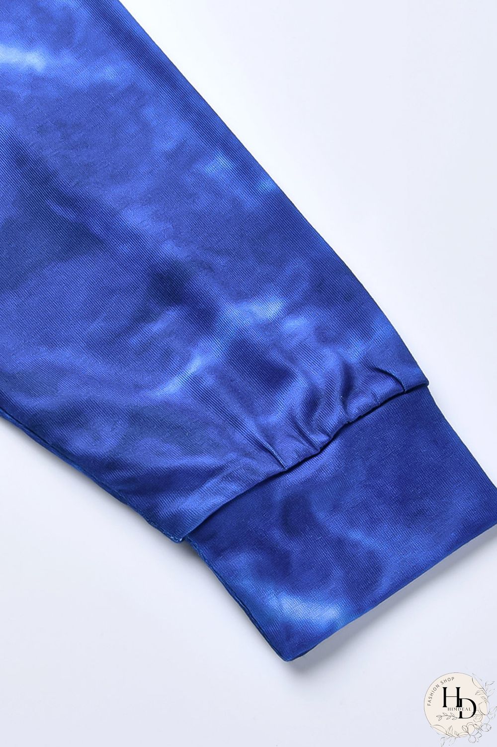 Blue Fashion Sexy Plus Size Gradual Change Print Basic Turndown Collar Printed Dress