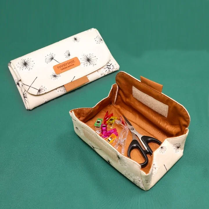 DIY Notion Folding Tray Pouch &amp; Instruction