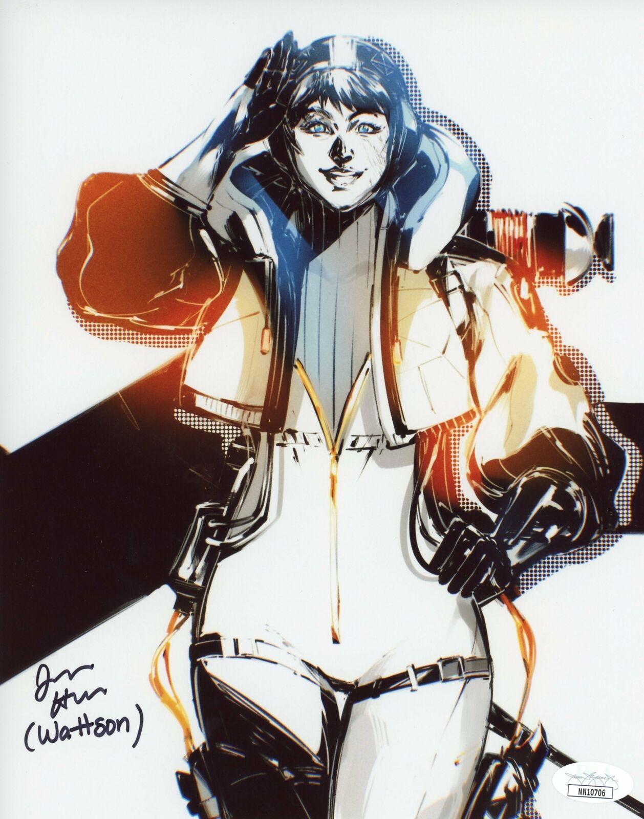 Justine Huxley Wattson Apex Legends 8x10 Photo Poster painting Signed Autographed JSA COA Auto