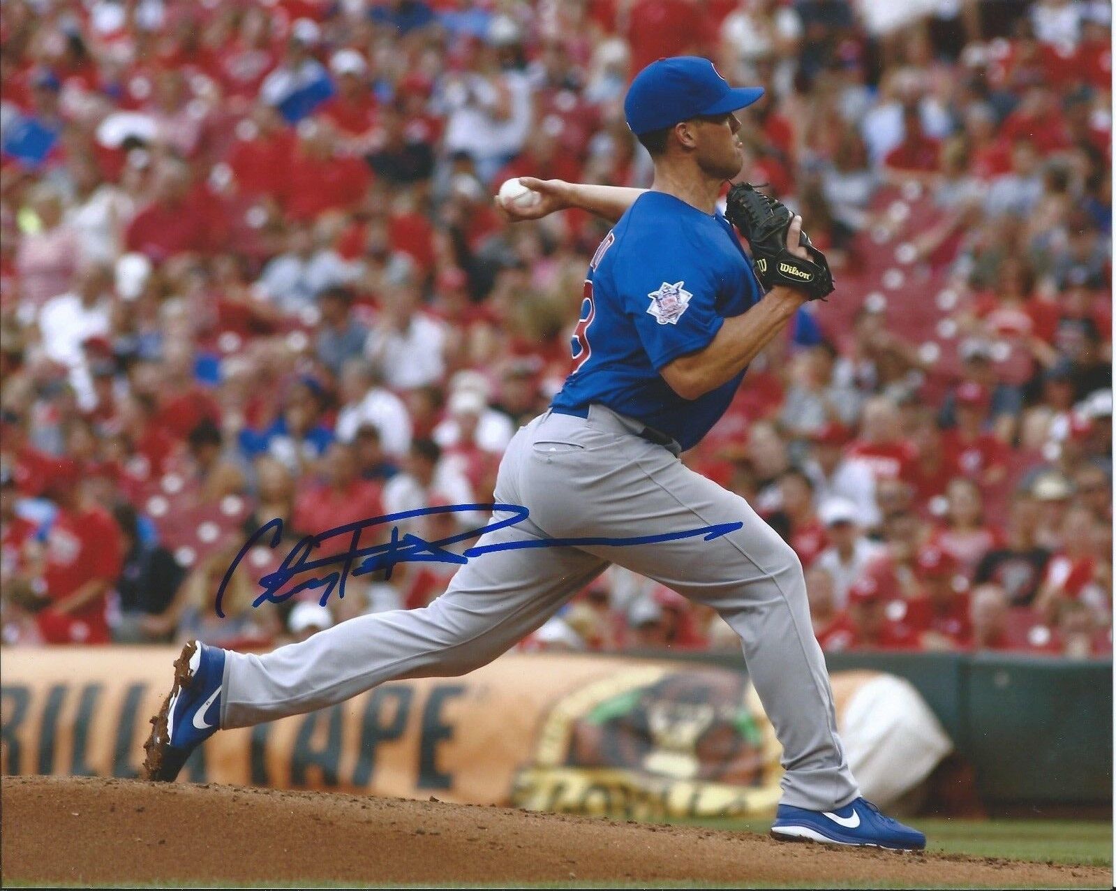 CLAYTON RICHARD signed autographed CHICAGO CUBS 8X10 Photo Poster painting W/COA