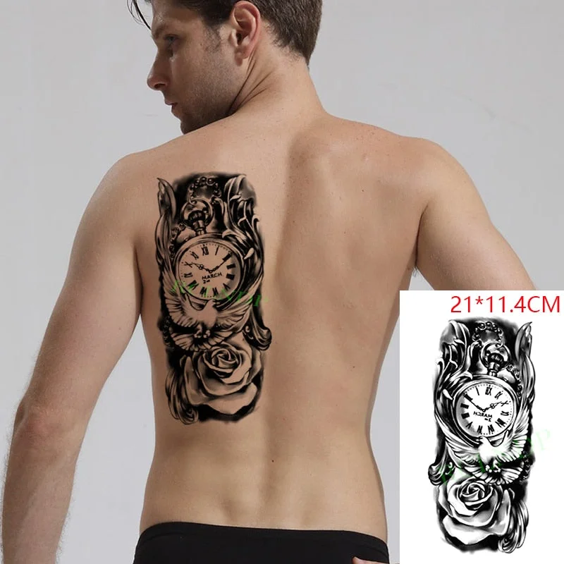 Waterproof Temporary Tattoo Stickers eagle feather animal Fake Tatto Flash Tatoo Body Art tattoos for Girl Women Men kid