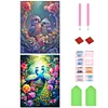 Combo Kit（2PCS)-Diamond Painting-DIY DIY Full Round Drill Parrot Peacock(30*40CM)