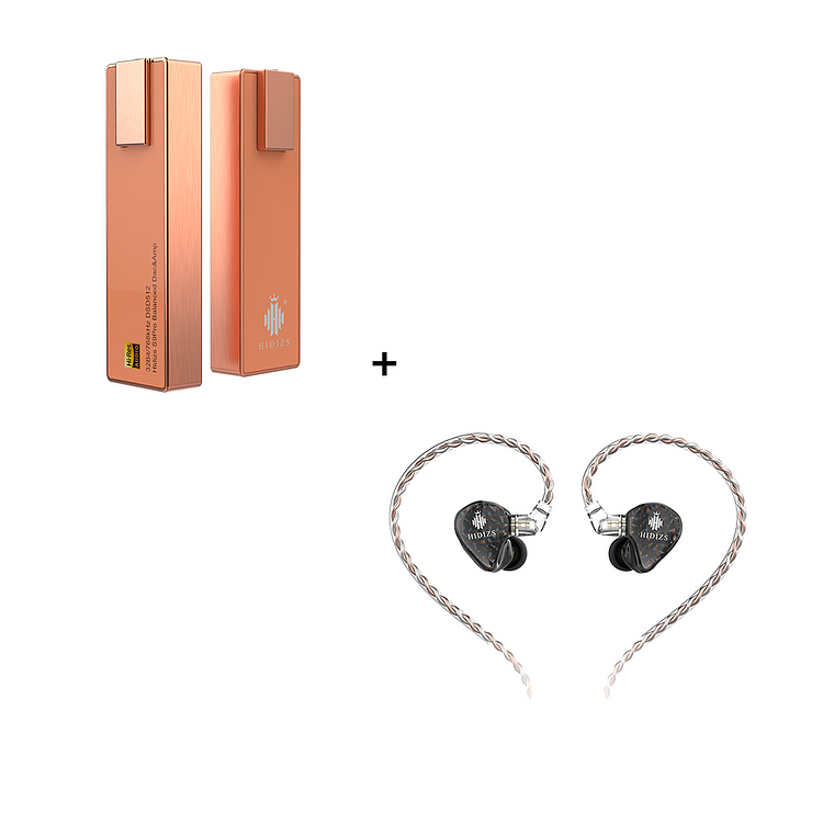 S9 PRO Red Copper DAC & AMP + MS2 Earphones Bundle