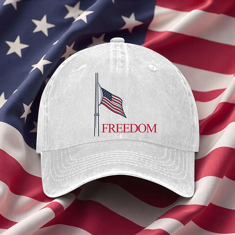 Freedom Faith Vintage Washed Cap