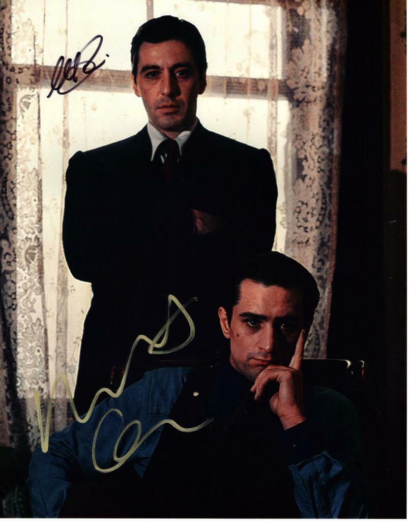 Robert DeNiro Al Pacino 11x14 signed Photo Poster painting autographed Picture + COA