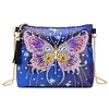 DIY Butterfly Special Shaped Diamond Painting Leather Chain Messenger Bags