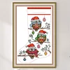 Owl Stocking -16CT Stamped Cross Stitch Kit(30*44cm)