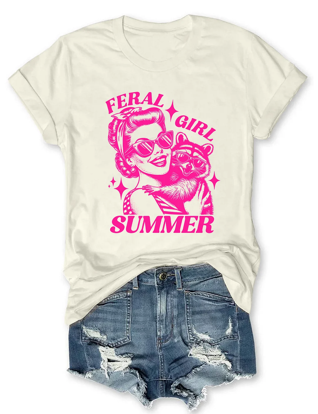 Feral Girl Summer T-Shirt