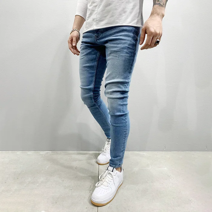 BrosWear Casual Solid Color Jeans