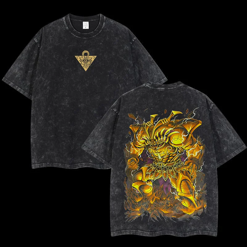 Yu-Gi-Oh! Printed Unisex Washed T-Shirt
