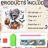 Diamond Painting - Partial Special Shaped Drill - Halloween Skull(Canvas|30*30cm)