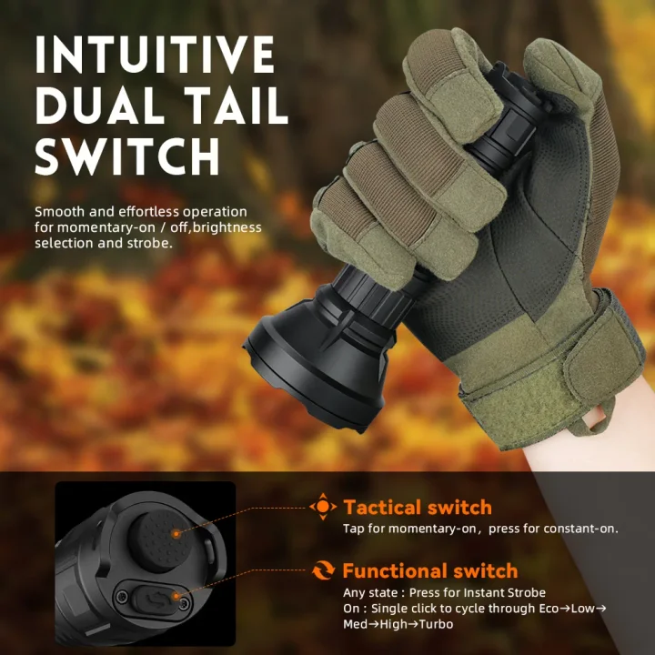 sofirn sf26 照射距離964m LEDライト Sofirn SF26 Tactical Flashlight Max 2000 Lumens