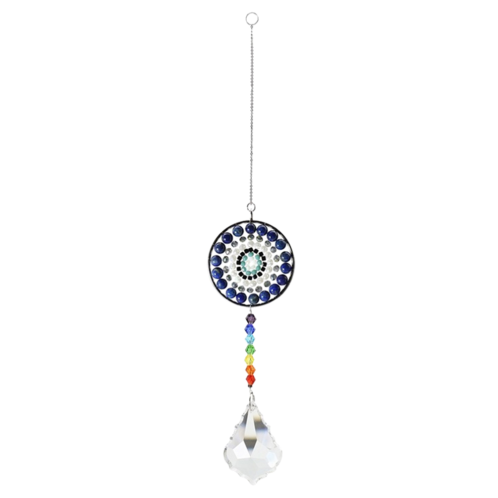 

Royal Blue Mandala - Art Crystal Suncatcher, 501 Original