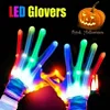 LED Flashing Gloves Glow Light Up Finger Lighting Dance Party Decoration Glow Party Supplies Choreography Props Christmas