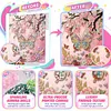 Butterfly Special Shaped 5D DIY Partial Drill Pearl Dot Painting 11.81x15.75Inch Pearl Painting Art Kits Pearl Gem Paintings Picture Arts Craft for Adults Beginners Home Decor