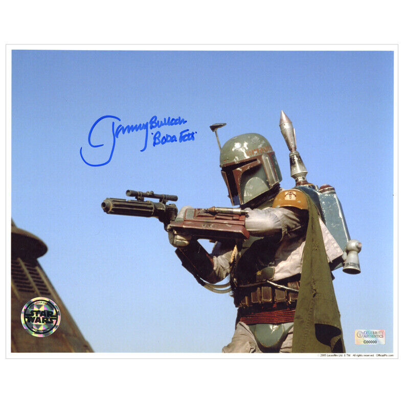 Jeremy Bulloch Autographed Star Wars Return of the Jedi Boba Fett 8x10 Photo Poster painting